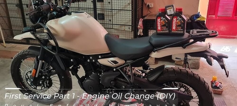 Changing Engine Oil In First Service