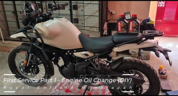 Changing Engine Oil In First Service