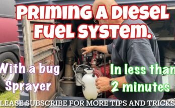 How To Prime A Diesel Engine