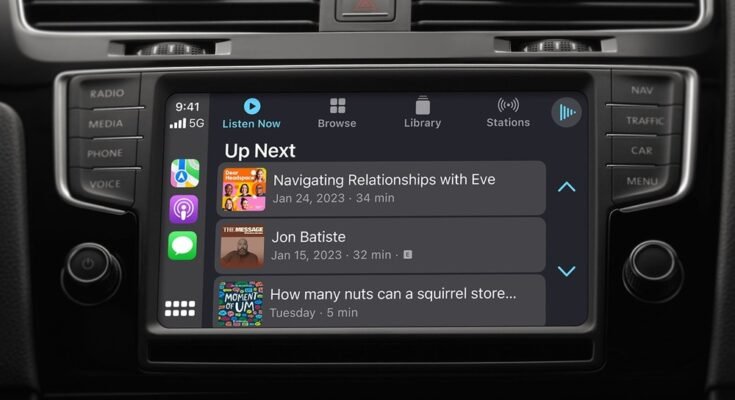How to Use Apple Carplay for Podcasts
