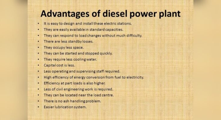 What Are The Advantages Of Diesel Engine