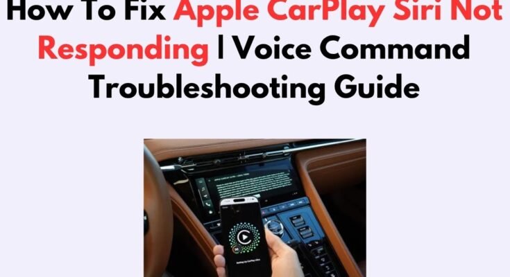 Why is Carplay Not Recognizing Voice Commands