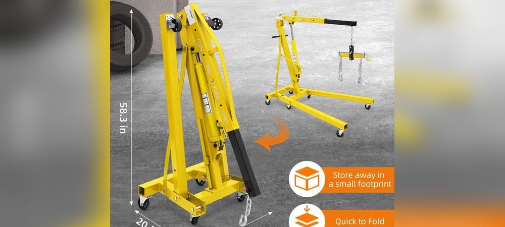 How to Store a Car Engine Hoist