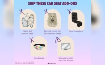 What Accessories are Safe to Use With a Car Seat?