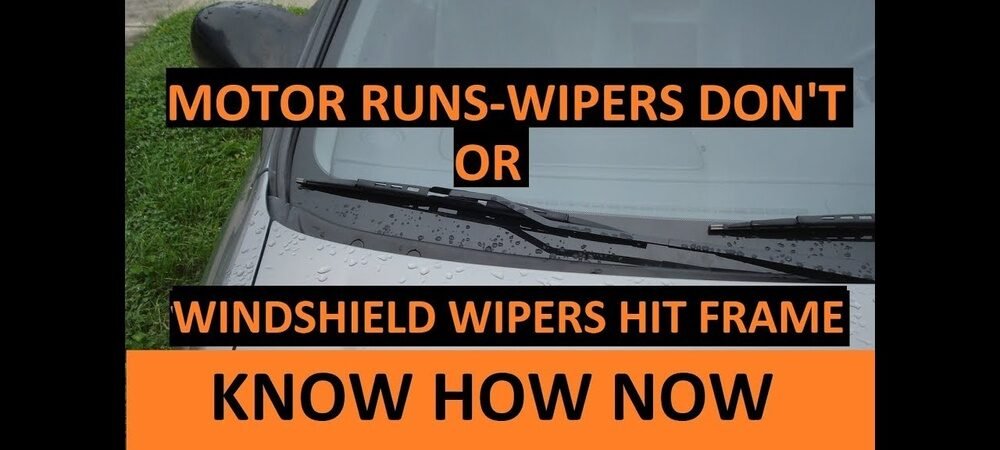 Why is My Wiper Motor Running But Blades Not Moving