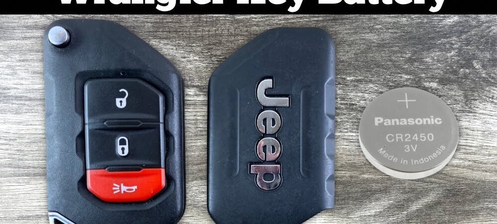 How To Change Battery In 2019 Jeep Wrangler Key Fob