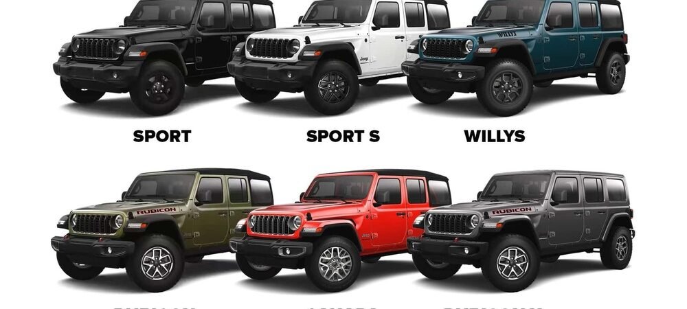 What Are The Different Jeep Wrangler Trim Levels