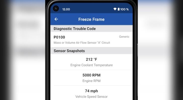 What Does Freeze Frame Data Mean on the Ancel Ad310?