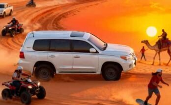 Toyota Land Cruiser Desert Driving