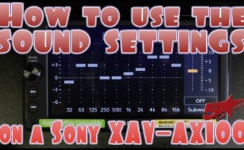 Sony Xav-Ax1000 Troubleshooting