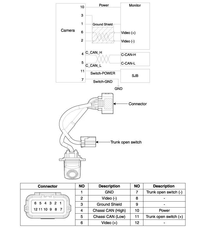 backup camera wiring diagram