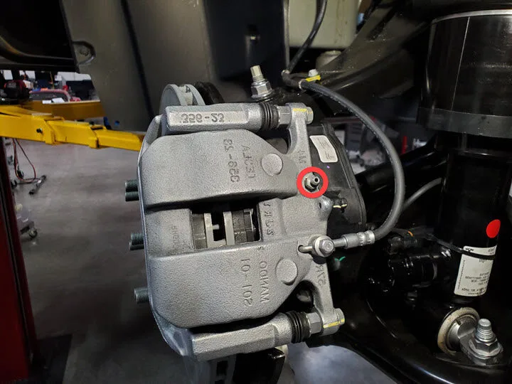 brake bleeder screw