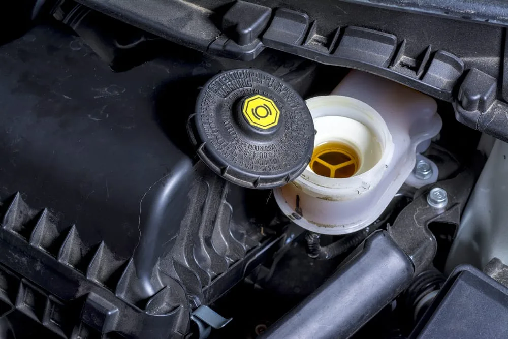 brake fluid reservoir