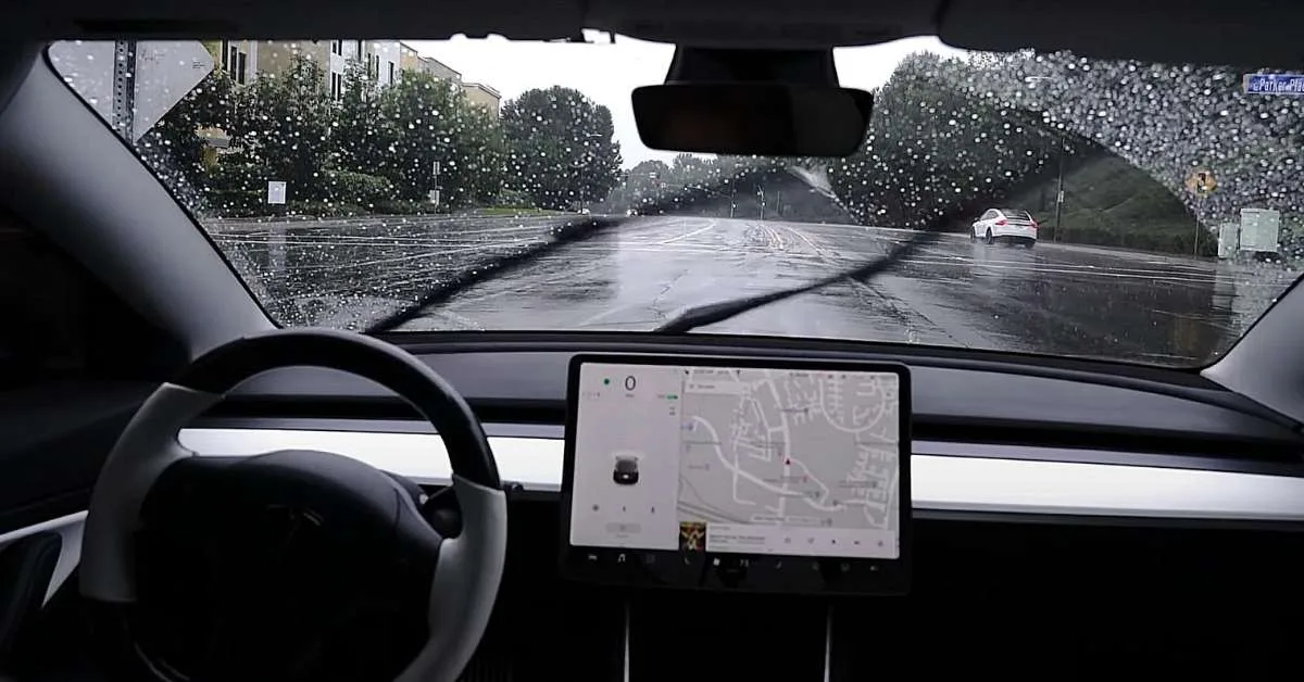Camera-based rain-sensing system
