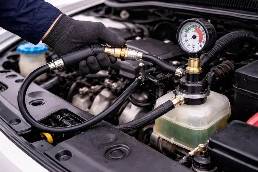cooling system pressure test