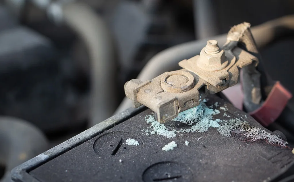 corroded battery terminals