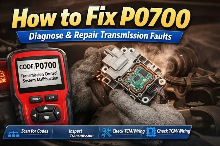 CVT diagnostic trouble codes