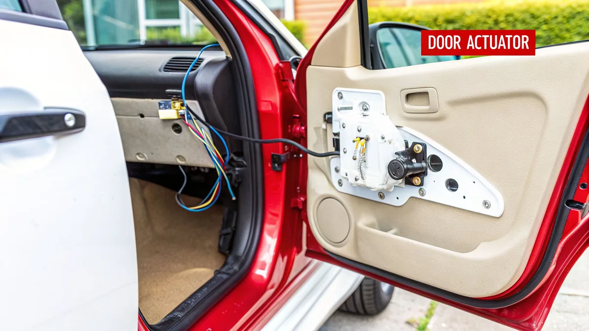 door lock actuator replacement