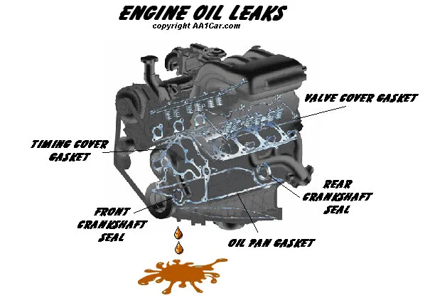engine bay leak points