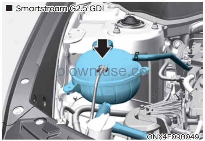 Hyundai Tucson coolant leak
