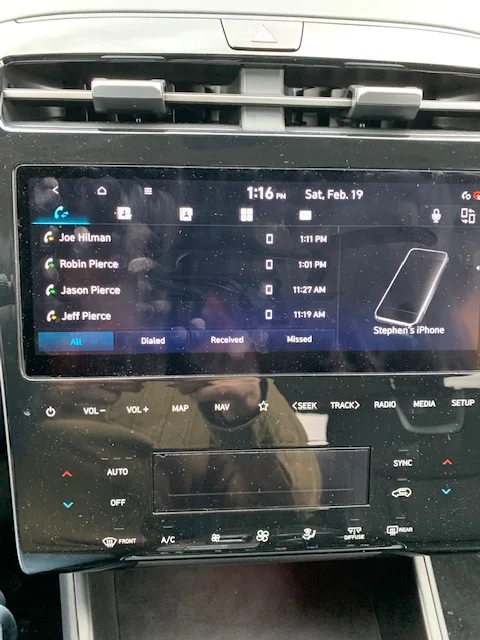 Hyundai Tucson infotainment software update