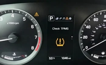 Hyundai Tucson tire pressure light