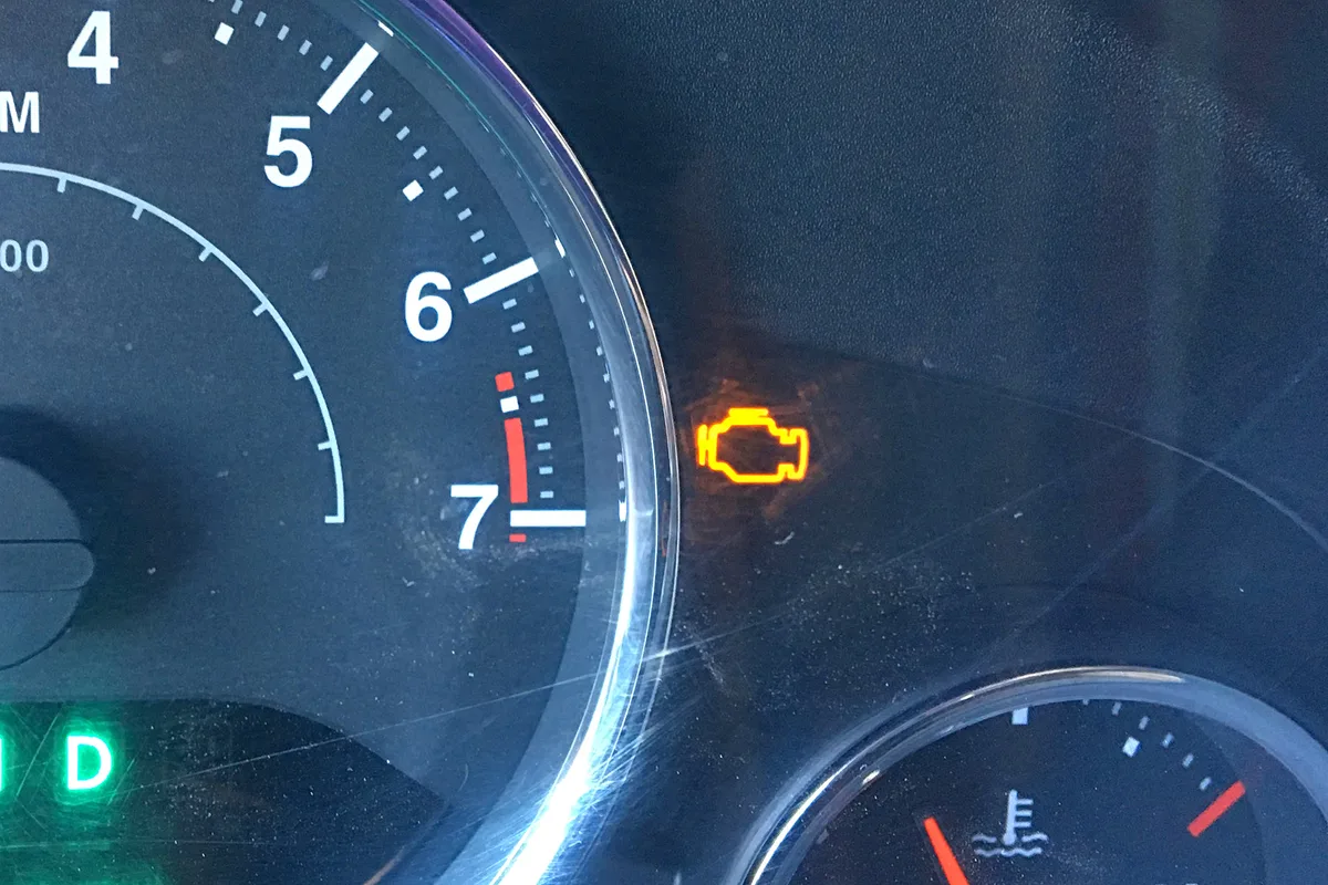 Jeep Wrangler check engine light