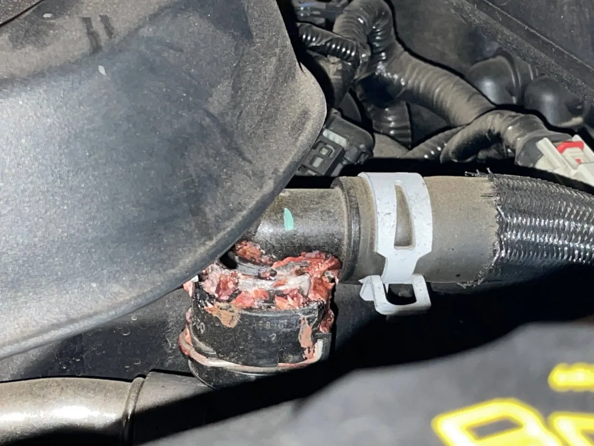 Jeep Wrangler coolant leak