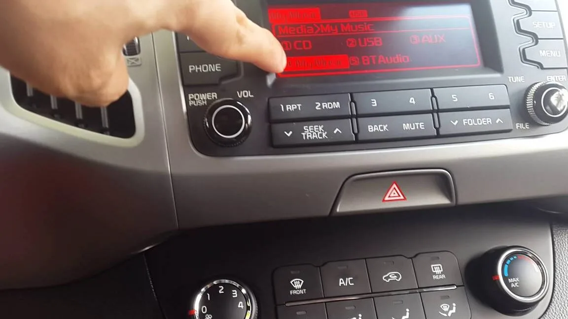 Kia Sportage Bluetooth problem