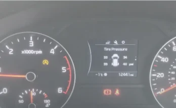 Kia Sportage tire pressure light