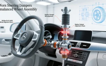 Mercedes C-Class steering wheel shaking