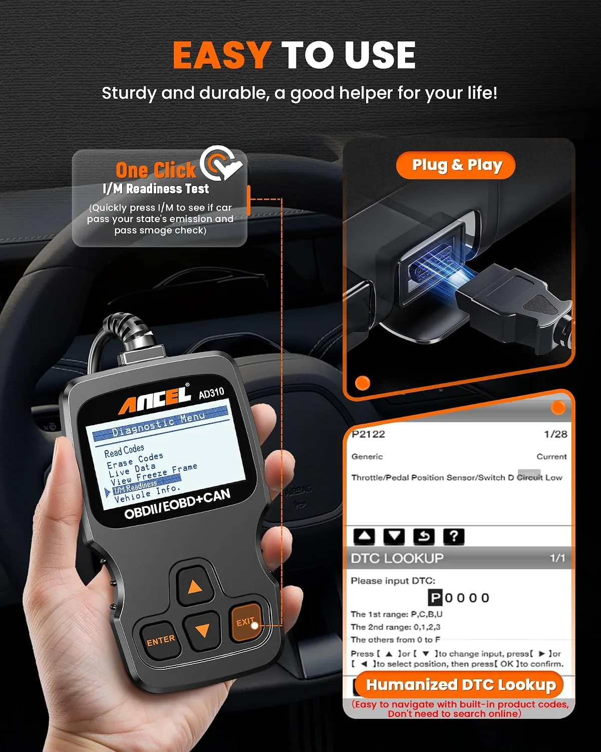OBD-II code reader