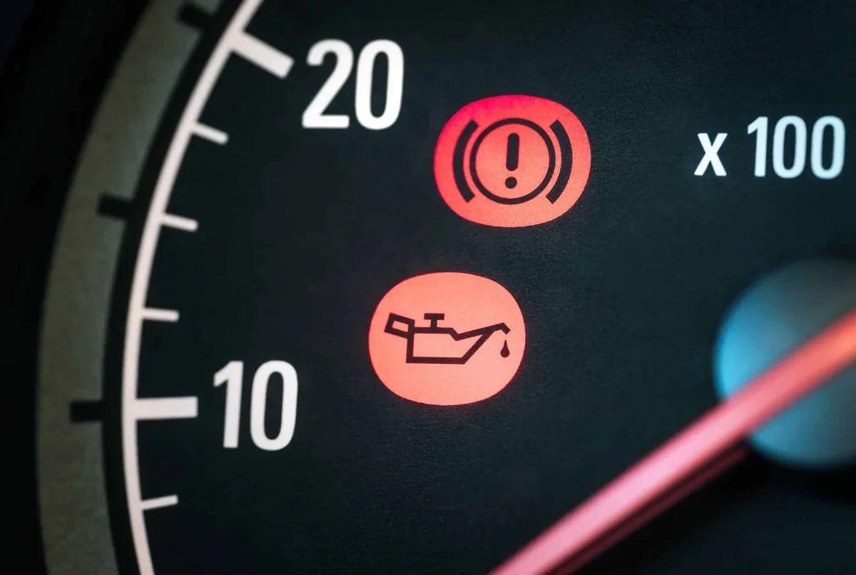 oil pressure warning light