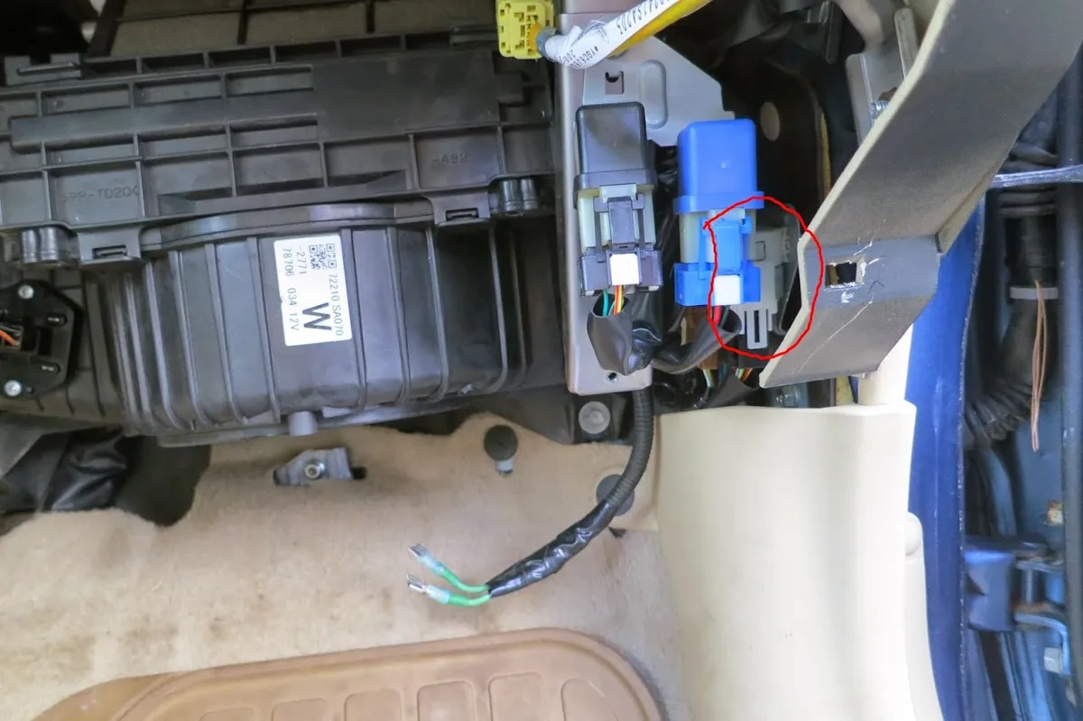 Subaru blower motor resistor