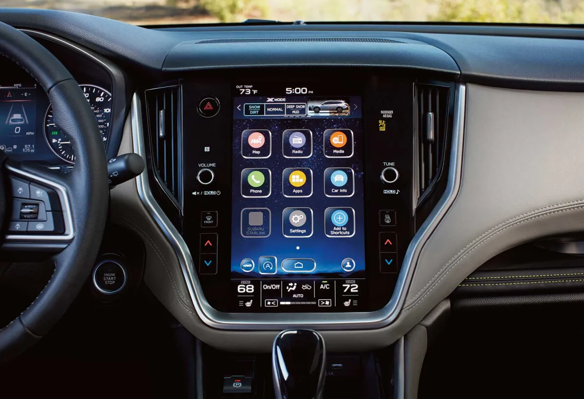 Subaru Outback infotainment problem