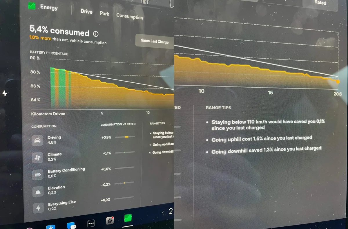 Tesla mobile app