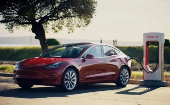 Tesla Model 3 charging stops