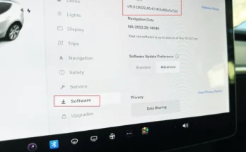 Tesla Model Y software update problem