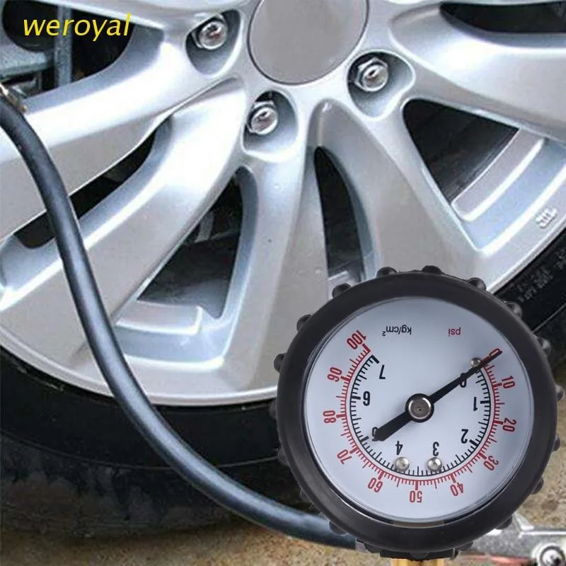Tire pressure gauge measuring PSI