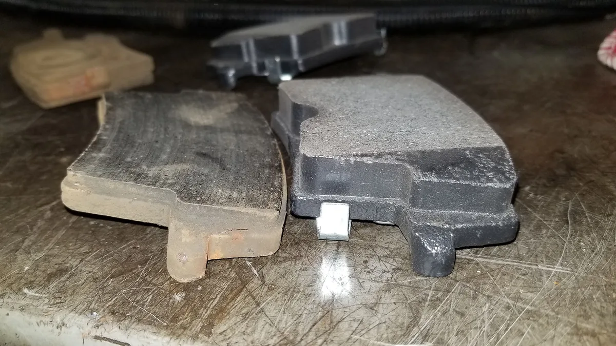 Tucson brake pad wear