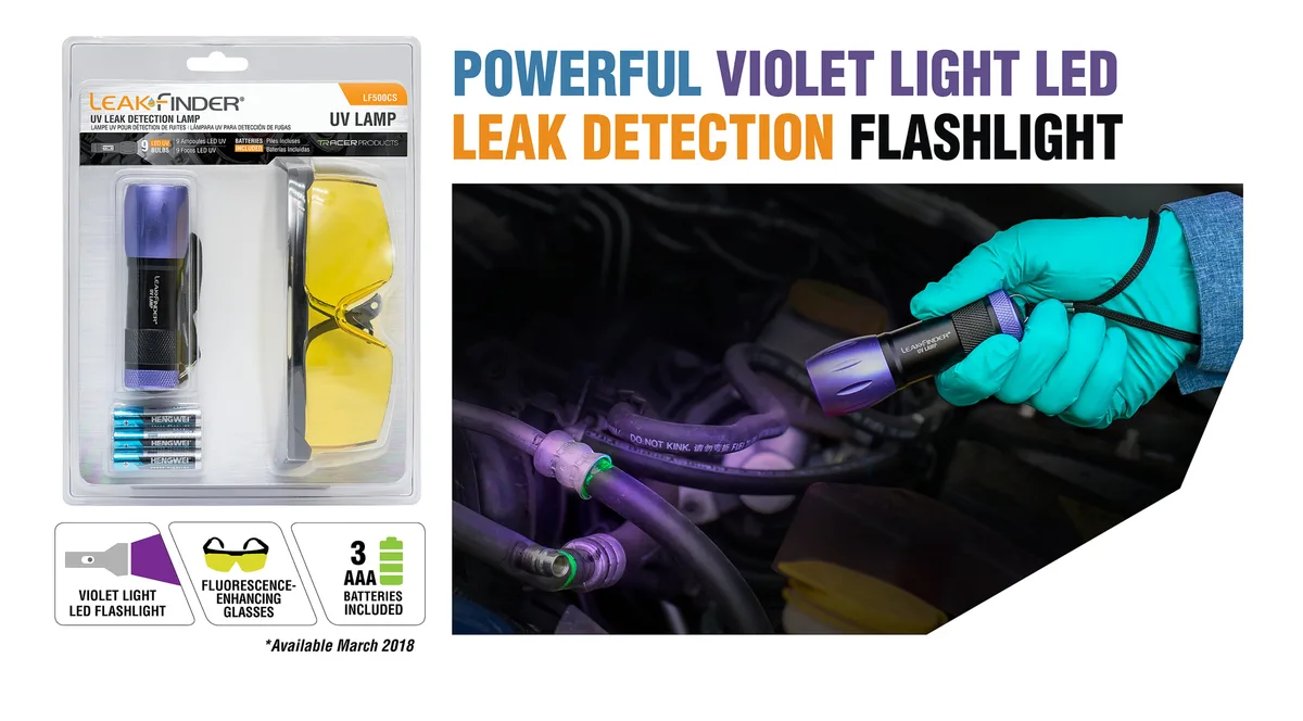 UV leak detection dye