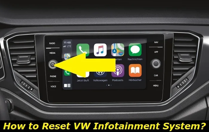VW MIB system hard reset